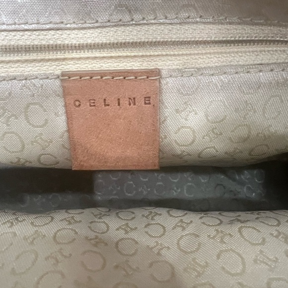 Celine Yellow Macadam Suede Handbag - Picture 12 of 14